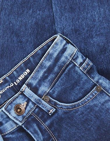 Pepe Jeans Girls Solid Blue Jeans